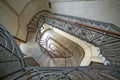 Perspective view of stairwell in noble palace