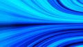 Perspective wide angle view of modern light blue illuminated. Abstract movement of lines Royalty Free Stock Photo