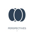 perspectives icon in trendy design style. perspectives icon isolated on white background. perspectives vector icon simple and