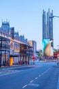 PERTH, AUSTRALIA, JANUARY 19, 2020: Perth Digital tower at the end of William street, Australia