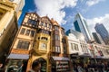 PERTH, AUSTRALIA - July 12, 2017: Hay Street, pedestrian shopping area in downtown Perth with popular boutiques such as Royalty Free Stock Photo