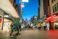 Hay Street, pedestrian shopping area in downtown Perth Royalty Free Stock Photo