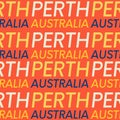 Perth, Australia seamless pattern