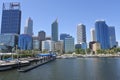 Perth central financial and business district skyline Western Australia