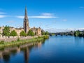 Perth City Centre and River Tay Royalty Free Stock Photo
