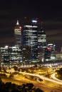 Perth City at night, Portrait Royalty Free Stock Photo