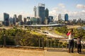 Perth City Skyline Royalty Free Stock Photo