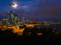 Perth City Skyline, Australia Royalty Free Stock Photo