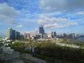 Perth city view from Kings Park, Perth, Western Australia. Royalty Free Stock Photo