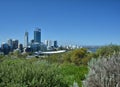 Perth city view Royalty Free Stock Photo