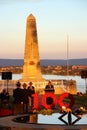 Perth memorial Kings park 100th ANZAC dusk service Royalty Free Stock Photo