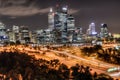 Perth Skyline Royalty Free Stock Photo