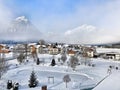 Pertisau village at the Alps in Tyrol, Austria Royalty Free Stock Photo