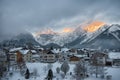 Pertisau village at the Alps in Tyrol, Austria Royalty Free Stock Photo