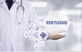 Pertussis Professional doctor use computer and medical equipment Royalty Free Stock Photo