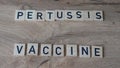 Pertussis vaccine concept. Pertussis vaccine is a vaccine that protects against whooping cough (pertussis)