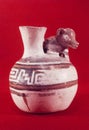 Peru ancient ceramic huaco pottery without culture information in the museum of Lima