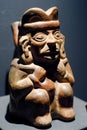 Peru ancient ceramic huaco pottery without culture information in the museum of Lima