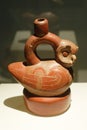 Peru ancient ceramic huaco pottery without culture information in the museum of Lima