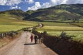 Peru - Countryside high in the Andes near Urubamba Royalty Free Stock Photo