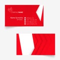 Peru Flag Business Card, standard size 90x50 mm business card template