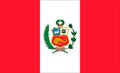 Peru Flag Design Vector Royalty Free Stock Photo