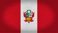 Peru Flag Royalty Free Stock Photo