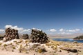 Peru, Funerary towers of Silustrani, Lake Titicaca