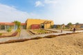 Exterior of Huaca of Moche Museum Trujillo Peru Royalty Free Stock Photo