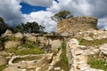 Peru, Kuelap extraordinary archeological site near Chachapoyas Royalty Free Stock Photo