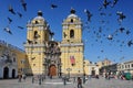 Peru, Lima, San Francisco Church and Convent, Facade of a Cathedral