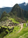 Peru: Machu Pichu, Unesco World Heritage in the Andines Royalty Free Stock Photo