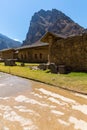 Peru, Ollantaytambo-Inca ruins of Sacred Valley in Andes mountains,South America.