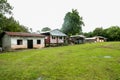 Peru, Peruvian Amazonas landscape. The photo present typical indian tribes settlement in Amazon. Padre Cocha Royalty Free Stock Photo