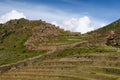 Peru, Sacred Valley, Pisaq Inca ruins Royalty Free Stock Photo
