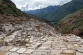 Peru, Salinas de Maras, Pre Inca traditional salt mine (salinas Royalty Free Stock Photo