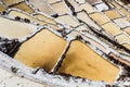 Peru, Salinas de Maras, Pre Inca traditional salt mine (salinas). Royalty Free Stock Photo