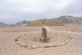 Peru - September 14, 2022: Sacred City of Caral-Supe archaeological site in Peru Royalty Free Stock Photo