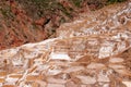 Peru, Traditional salt mine in Maras Royalty Free Stock Photo