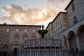 Perugia, historic city of Umbria, Italy: Piazza IV Novembre