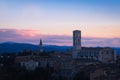Perugia, Italy - 8 December 2017: San Domenico Basilica
