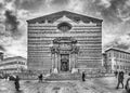 Facade of the Cathedral of Perugia, Italy