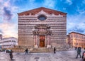 Facade of the Cathedral of Perugia, Italy