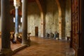 Perugia, Italy - Interior of the V century Early Christianity St. Michel Archangel Church - Chiesa di San Michele Arcangelo in