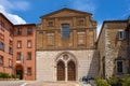 Perugia, Italy - St. Augustin gothic church - Chiesa e Oratorio di SantÃ¢â¬â¢Agostino at the Piazza Domenico Lupatelli square in