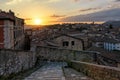 Perugia Umbria panorama from Porta Sole Royalty Free Stock Photo