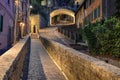 Perugia Via dell Acquedotto Royalty Free Stock Photo