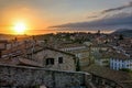 Perugia (Umbria) panorama from Porta Sole Royalty Free Stock Photo