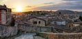 Perugia (Umbria) panorama from Porta Sole Royalty Free Stock Photo
