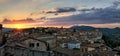 Perugia (Umbria) panorama from Porta Sole Royalty Free Stock Photo